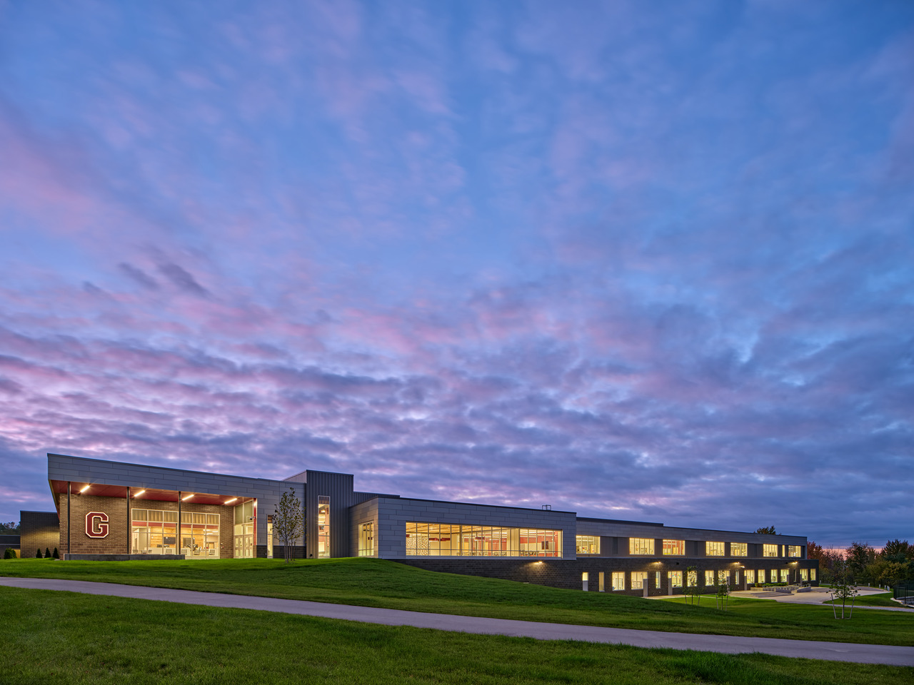 GMB Wins 2024 Building Award from AIA Grand Rapids for Grandville’s New Middle School